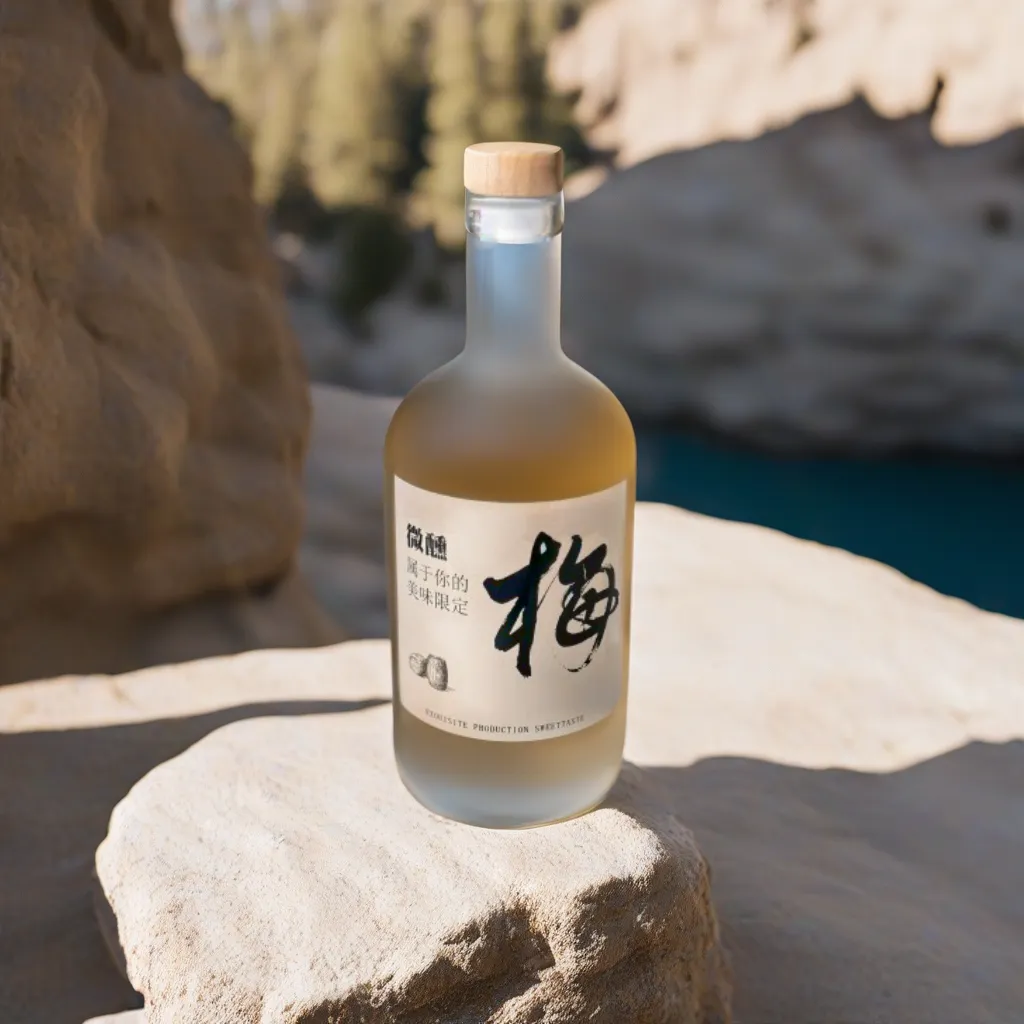 Meiju plum wine bottle